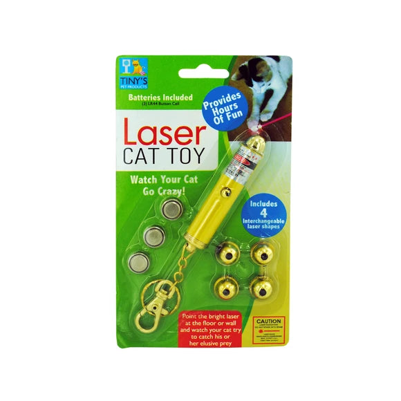 Laser Cat toy with interchangeable heads
