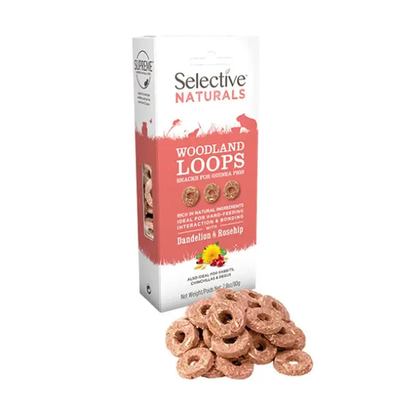 Selective Naturals Woodland Loops snacks for guinea pigs
