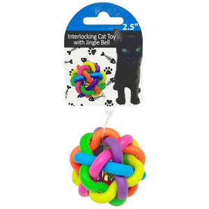 Multicolour Weaved Cat Ball 