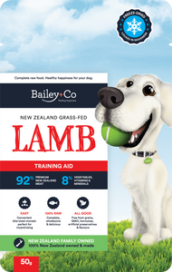 Bailey+Co Freeze Dried Training Aid Lamb Dog Treat 50g