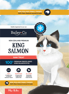 Bailey & Co New Zealand Premium King Salmon Raw Treat 70g