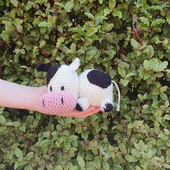 Crochet Toy Betsy Cow NZ made