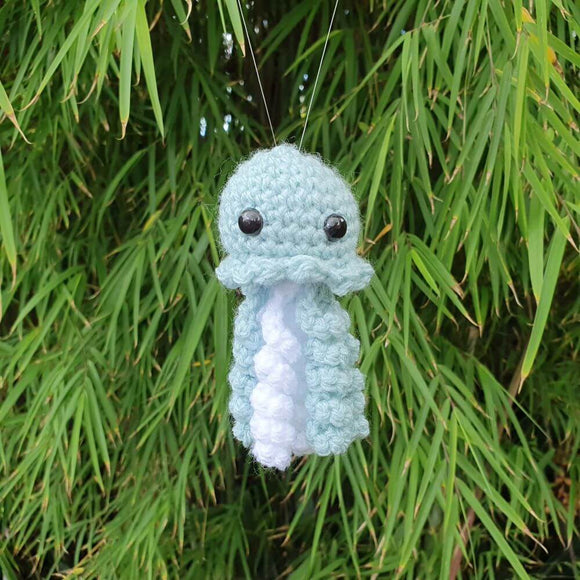 Crochet Jellyfish Blue Small