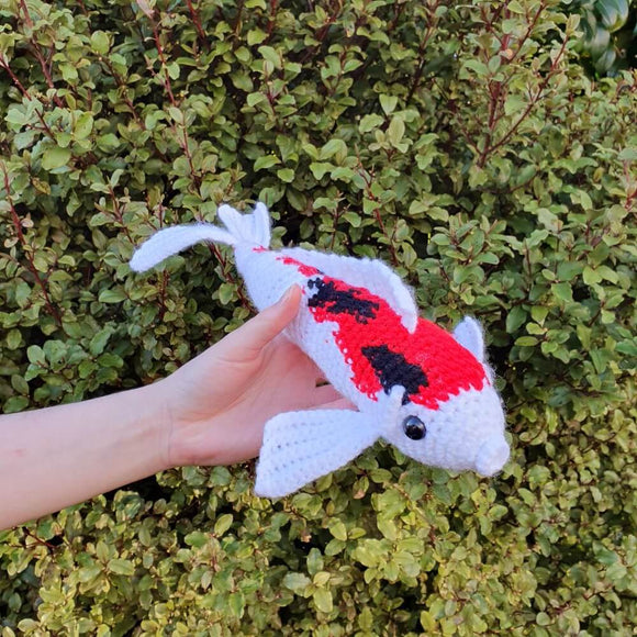 Crochet Japanese Koi Carp Fish Soft Toy