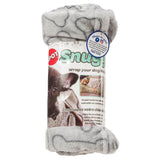 Ethical Pet Dog Snuggler Blanket Grey Bones