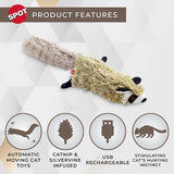 Ethical Skinneeez Raccoon Battery Cat Toy