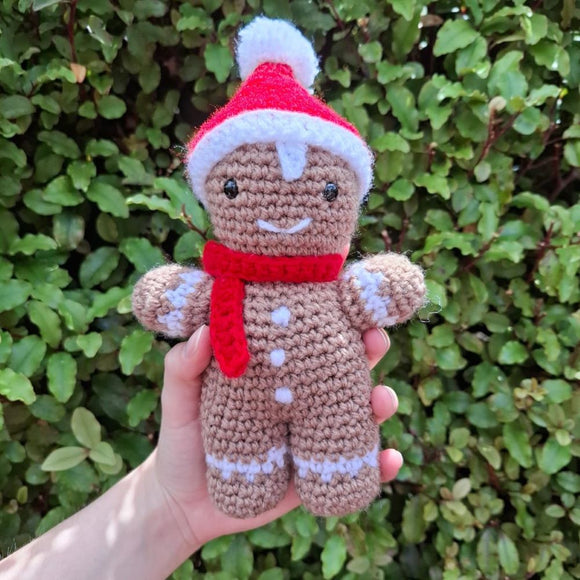 Gingy Gingerbread Man Crochet Christmas Toy