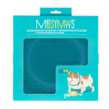 Messy Mutts Silicone Interactive Lick Bowl Mat Blue