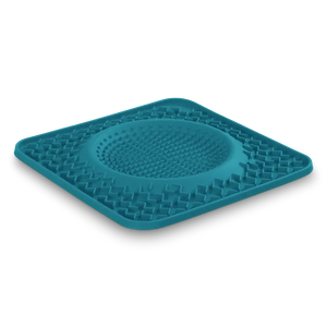 Messy Mutts Silicone Therapeutic Licking Bowl Mat Blue