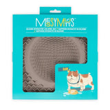 Messy Mutts Silicone Interactive Lick Bowl Mat Grey