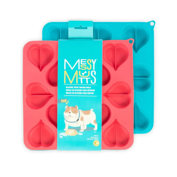 Messy Mutts Heart Bake and Freeze Treat Mould