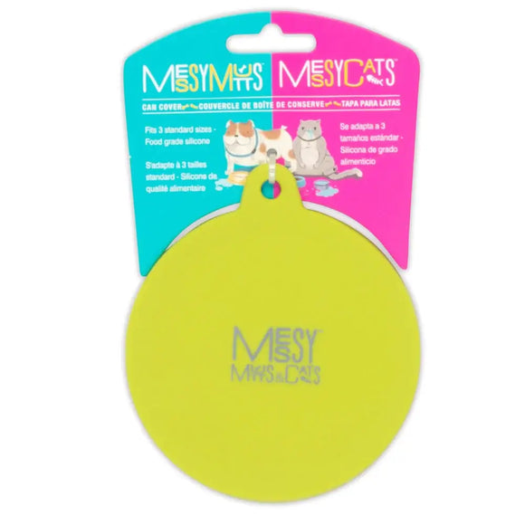 Messy Mutts and Cats Silicone Universal Can Cover Green