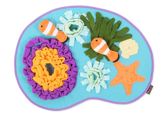 P.L.A.Y. Snuffle Mat Coral Cove Dog Toy