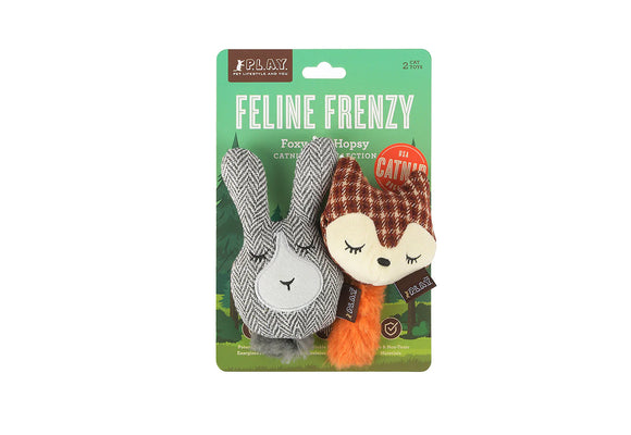 PLAY Foxy and Hopsy Cat Toy
