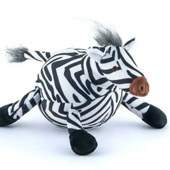 PLAY Safari Zebra Dog Toy