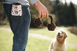 PLAY Scout and About Barbell Rope Fetch Dog Toy