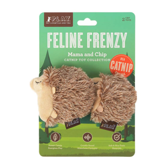 PLAY Feline Frenzy Mama and Chip Catnip Toy