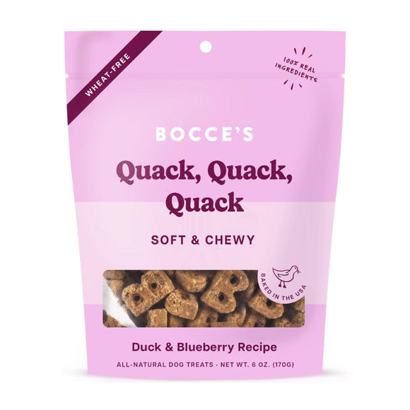 Bocces Quack,Quack,Quack Duck Soft Dog Treats