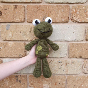 Crochet Soft Plush Frog Toy