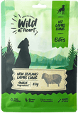 Wild at Heart - Air Dried Bites Dog Treat - Lamb Lung 80g