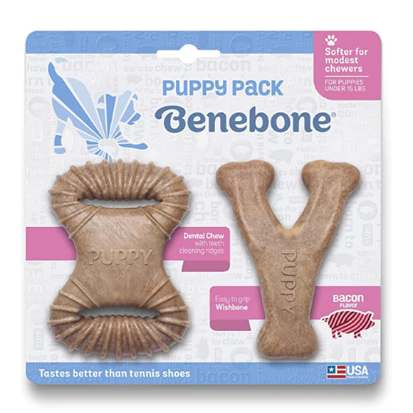 Benebone Puppy Pack Bacon Chews