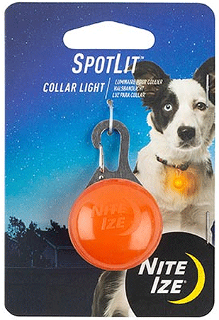 Nite IZE Dog Collar Light - Orange