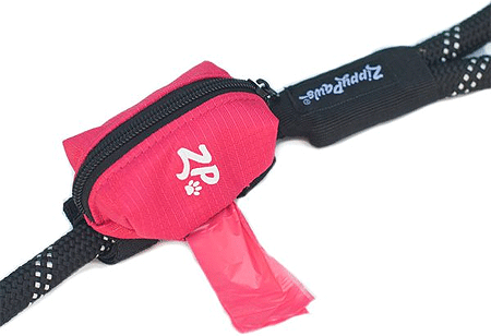 Zippypaws Adventure leash Poop Bag Holder Pink