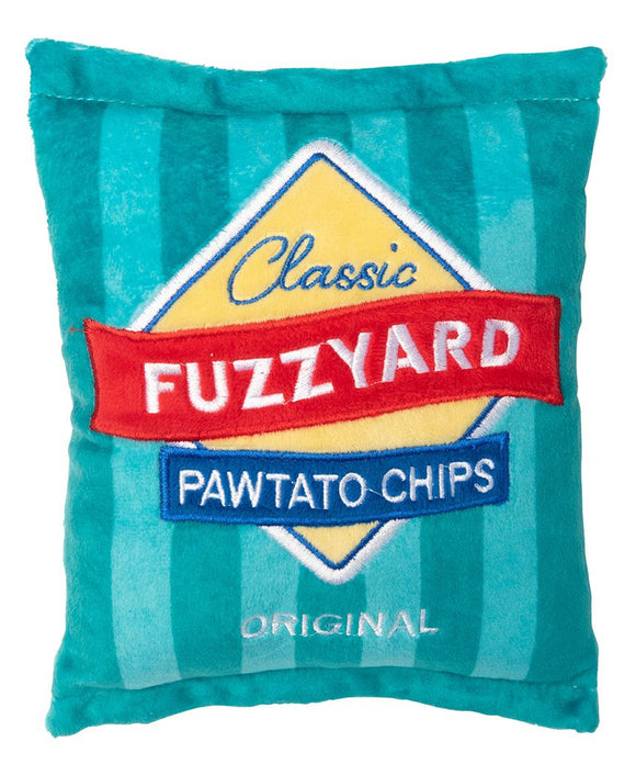 Fuzzyard Plush Dog Toy Pawtato Chips