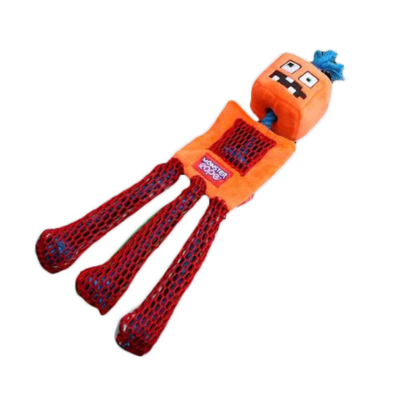 Gigwi Monster Rope Dog Toy Orange