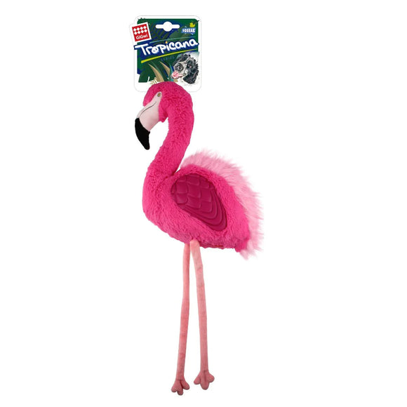 Gigwi Tropicana Pink Flamingo Soft Dog Toy