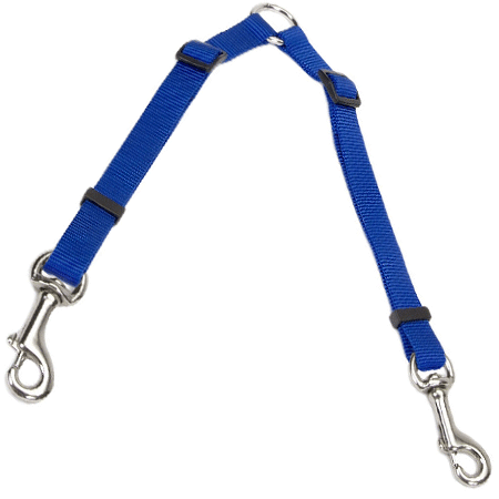 Coastal Nylon Adjustable Dog Lead Coupler Blue
