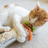 Feline Frenzy Catnip Kicker Toy - Shrimp Purrito