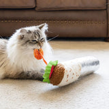 P.L.A.Y. Feline Frenzy Catnip Kicker Toy - Shrimp Purrito