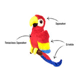 P.L.A.Y. Fetching Flock Parrot Plush Dog Toy