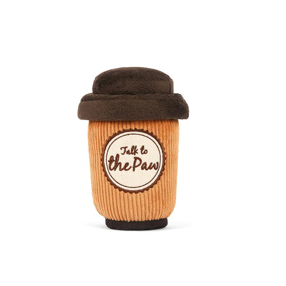 PLAY Pup Cup Cafe Latte to Go Dog Toy