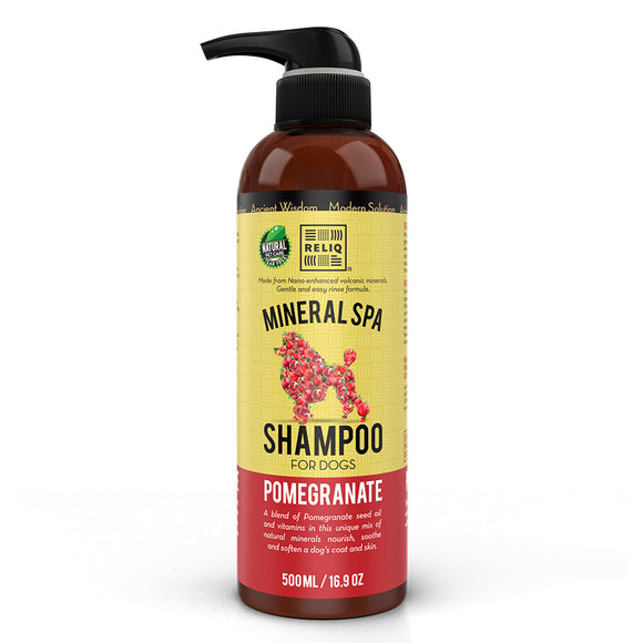 Reliq Mineral Spa Dog Shampoo Pomegranate