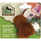 Play n Squeak Backyard Bunny Cat Toy