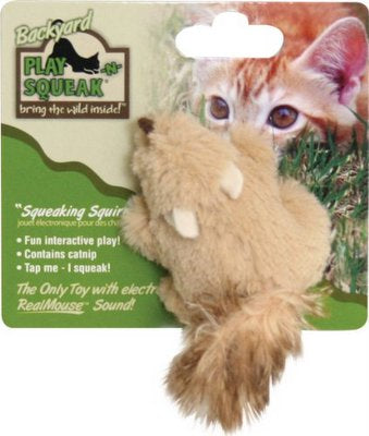 Ourpet Play n Squeak Squirrel Cat Toy