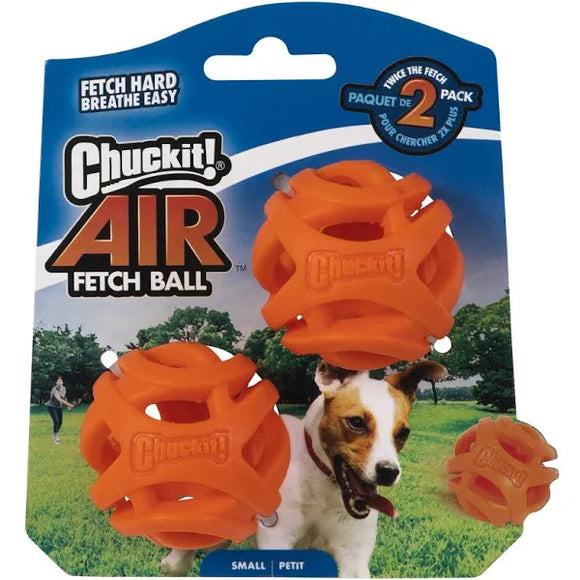 Chuckit Air Fetch Breathe Right Ball Small 2 pack