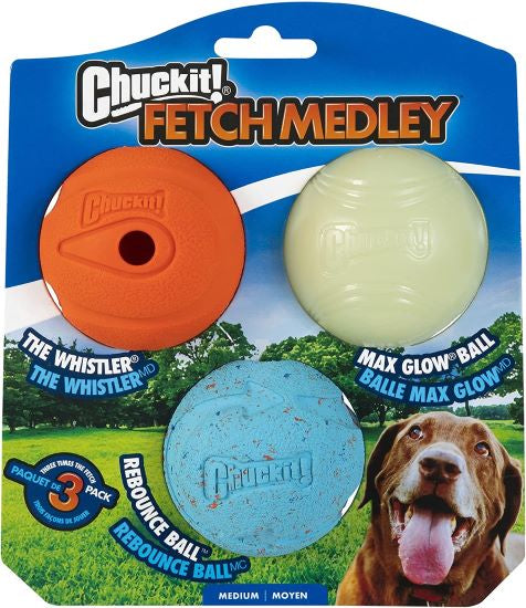 Chuckit Fetch Medley Dog Balls Medium