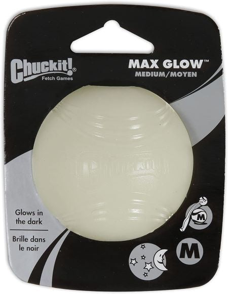 Chuckit Max Glow Ball Dog Toy - Medium
