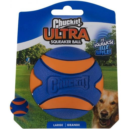 Chuckit Ultra Squeaker Ball Large Dog Doy