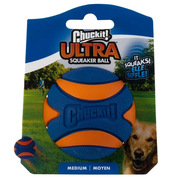 Chuckit Ultra Squeaker Ball Medium Dog Toy
