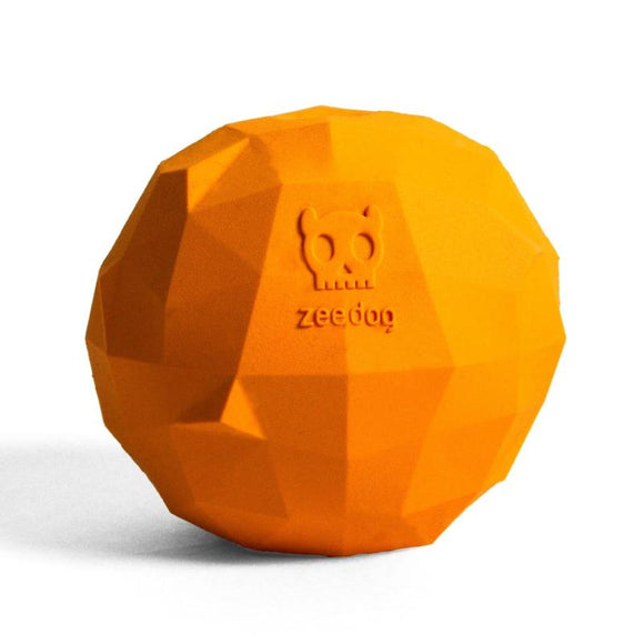 zeedog superfruits orange dog toy