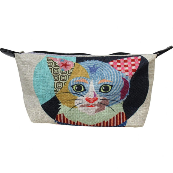 Bag Makeup Bag - Abstract Cat