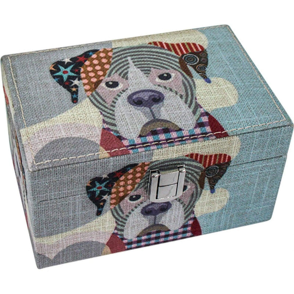 Box trinket Box - Abstract Dog