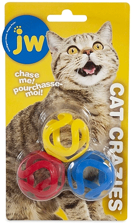 Cat Toys JW Cat Crazies cat toy cat ball - Pack of 3