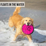 Dog Toys Hyper Pet - Flippy Flopper floating dog disc 23cm Pink Camo