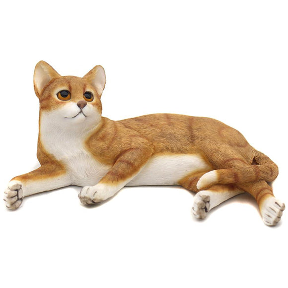 Figurine Ginger Cat Figurine - Cat Lover Gifts