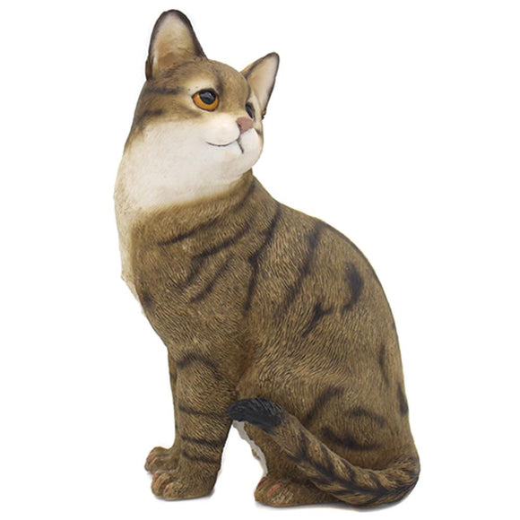 Figurine Tabby Cat Figurine - Cat Lover Gifts